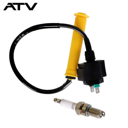 Solidspare Ignition Coil & Spark Plug for Honda Foreman 500 TRX 500 FA FGA PFA 2005-2014