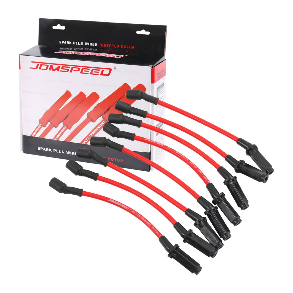 Solidspare JDMSPEED Spark Plug Wires Set For CHEVY/GMC 1999-2006 LS1 VORTEC 4.8L 5.3L 6.0L