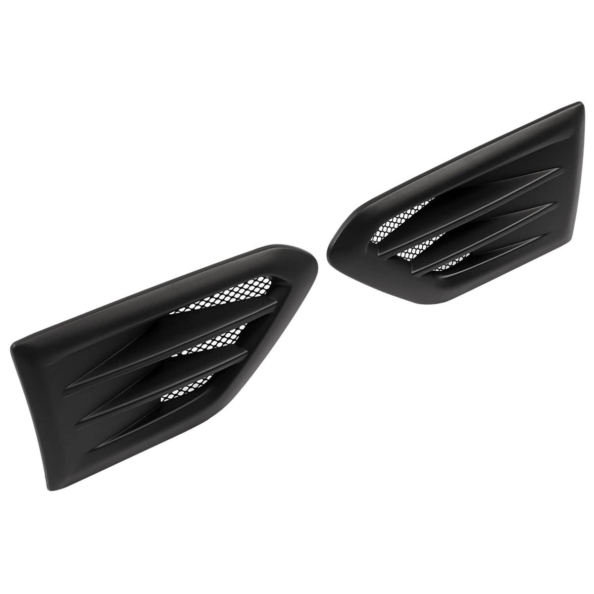 Solid Spare Pair of Fender Air Vent For Ford Ranger 2019-2023 USA Built Matte Black