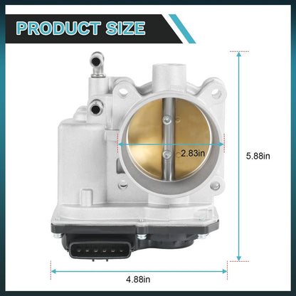 Solidspare Throttle Body Assembl for Nissan Altima 2013-2018 Rogue 14-19 L4 2.5L 977-325
