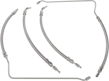 Solidspare 9B-104A Trim Tilt Hydraulic Ram Cylinder Hose Kit Fit for Mercruiser Alpha One