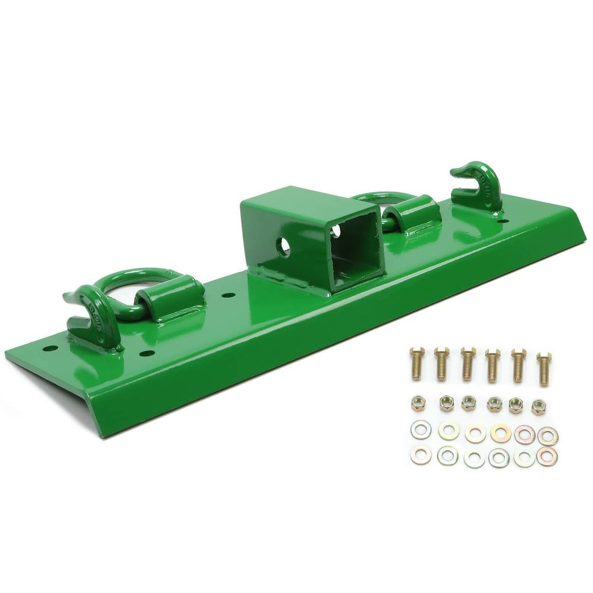 Solidspare 2" Receiver D Rings Grab Hooks  For John Deere 1025R 4100 4110 several models