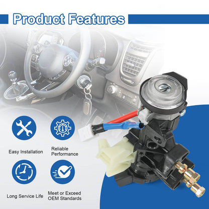 Solidspare 81910-B2100 Ignition Lock Switch Set Assembly with 2 Keys For Kia Soul 2014-2019