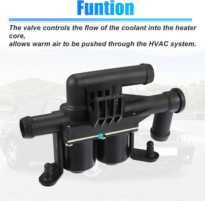 Solidspare Heater Control Water Valve For BMW 528i 535i 550i 640i 650i 740i 740Li 760i 3L