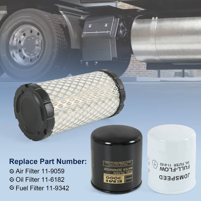 Solidspare 11-6182 11-9059 11-9342 Oil Change Set For Thermo King Tripac APU or Evolution