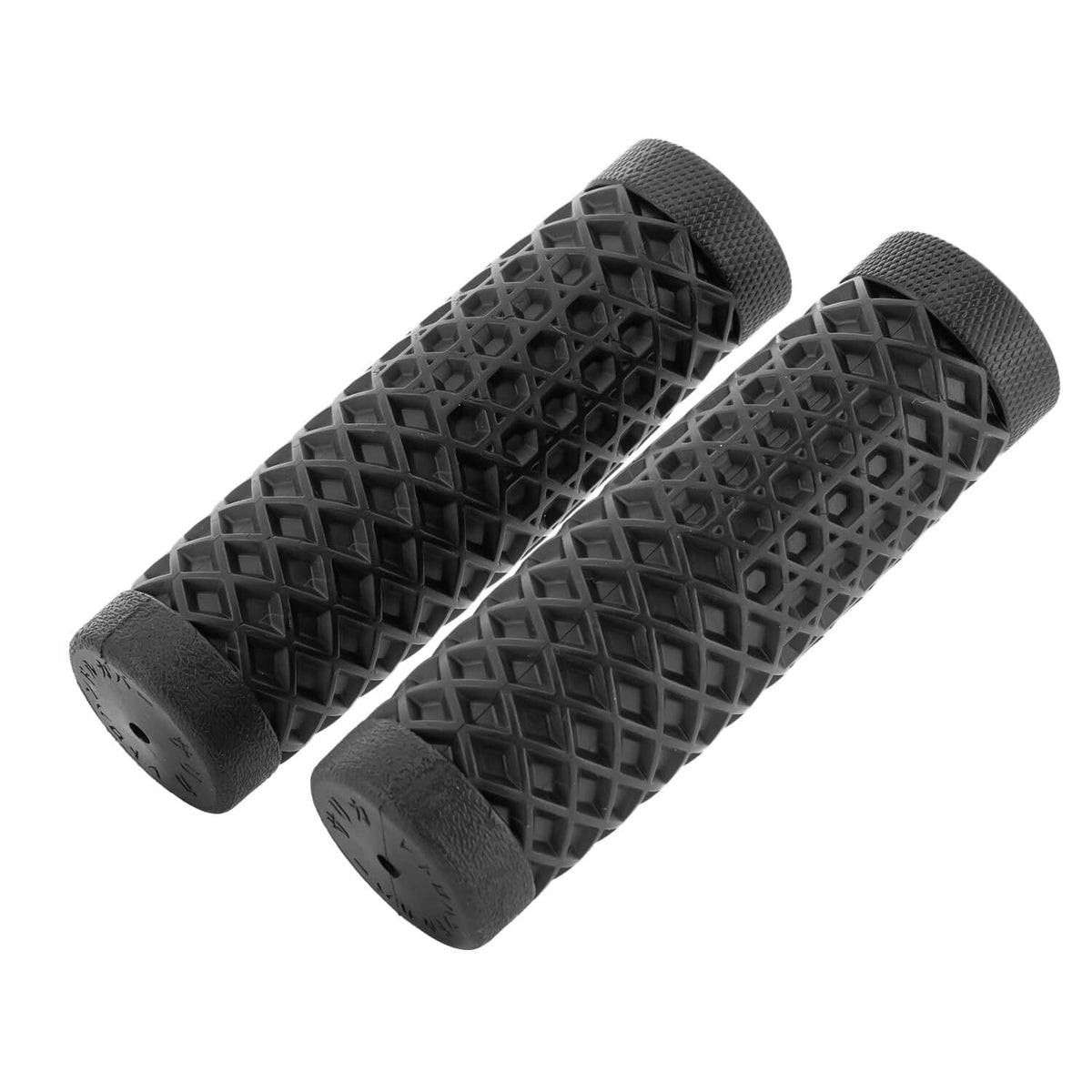 Solidspare For Harley Bobber Chopper Yamaha 1" 25mm Motorcycle Handlebar Rubber Hand Grips