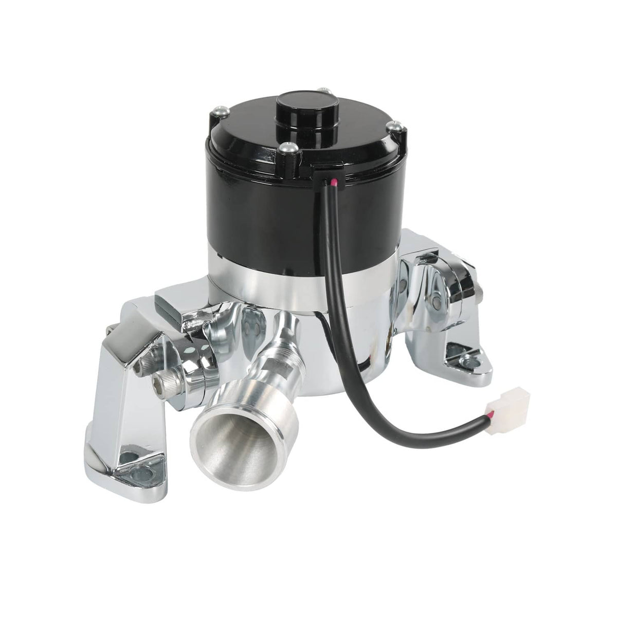Solidspare Chrome High Flow Electric Water Pump for SBC Small Block Chevy 283 327 350 400