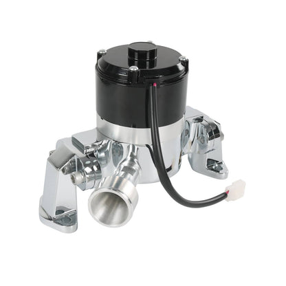 Solidspare Chrome High Flow Electric Water Pump for SBC Small Block Chevy 283 327 350 400