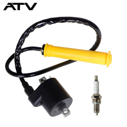 Solidspare For Honda Foreman 500 TRX500 FE FM FPM FPE Ignition Coil & Spark Plug 08-09 2011