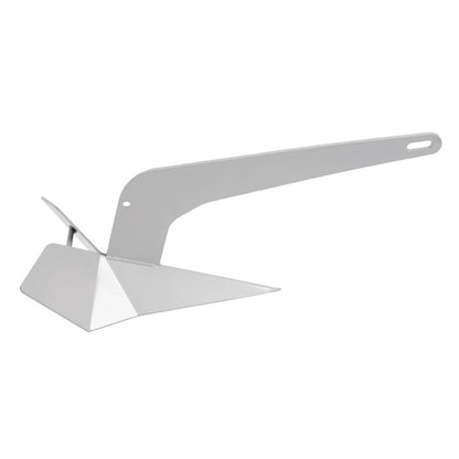 Solidspare Boat Triangular Anchor 35lbs Delta Style Wing Anchor Heavy Duty Steel Anchor