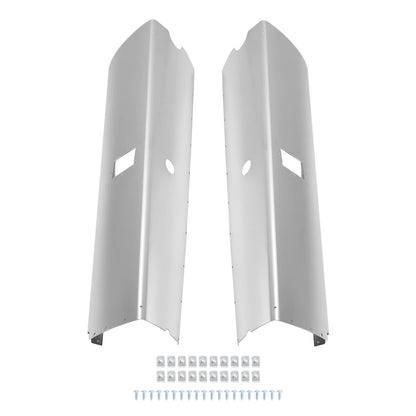 Solidspare Main Gear Leg Fairing LH+RH For Cessna 182Q 182R Aluminum Polishing Silvery