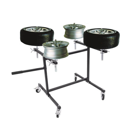 Solid Spare Foldable Wheel Paint Stand Panel Painting Stand For Auto Body Parts and Rims