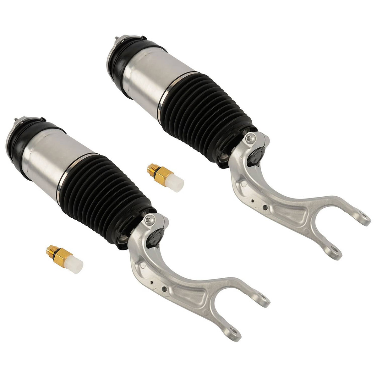 Solidspare Pair Front LH / RH Air Strut Shock Spring Bag 102736125E For Tesla Model X 16-19