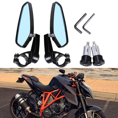 Solidspare 7/8" 22mm Handle Bar End Mirrors Rearview Mirror For 890 390 690 790 1290 1090
