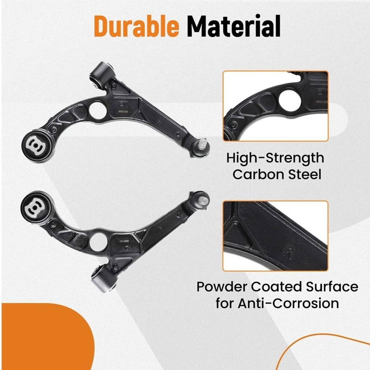 Solidspare Front Lower Control Arms Sway Bars Tierods for 2015-2017 Dodge Dart Chrysler 200