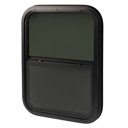 Solidspare RV Window 18" W x 24" H Vertical Slider W/Screen For Camper Trailer Universal