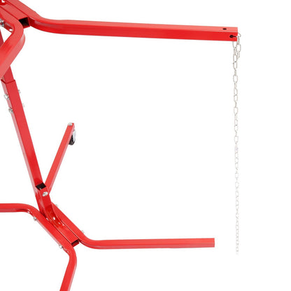 Solid Spare 50'' Bumper Tree Auto Body Door Fender Panel Paint Rack Adjustable Work Stand