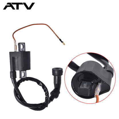 Solidspare Generic Black Ignition Coil Fit For Yamaha MOTO-4 MOTO 4 YFM225 1986 1987 1988