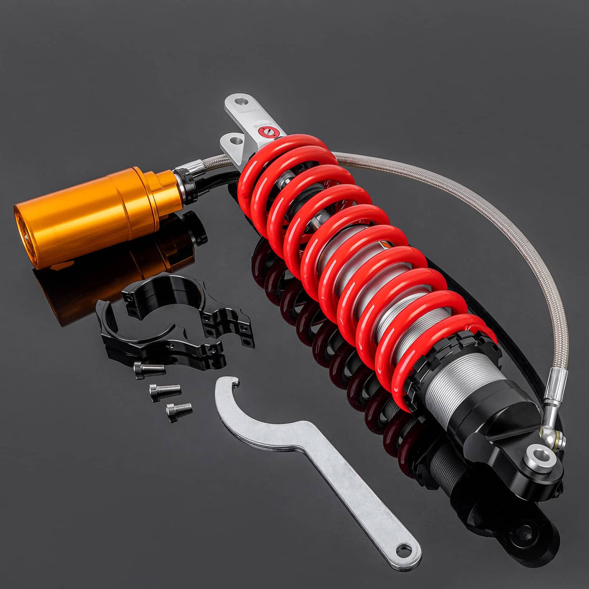 Solidspare Rear Air Shocks Absorbers Stage 3 For Honda TRX400EX TRX450R TRX450ER All Years