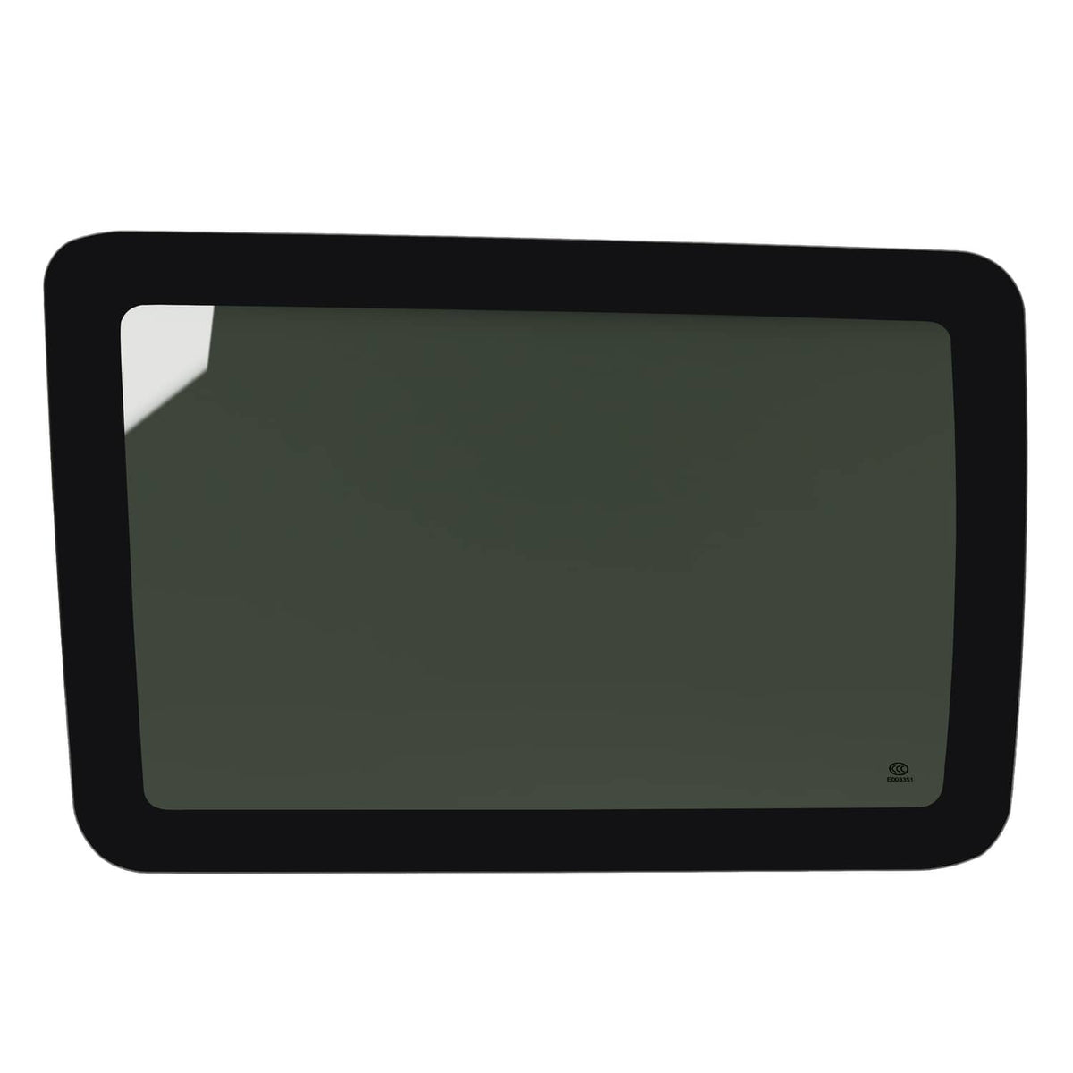 Solid Spare Fit Jeep Wrangler 2007-2010 Rear Left Driver Door Window Glass Dark Replacement