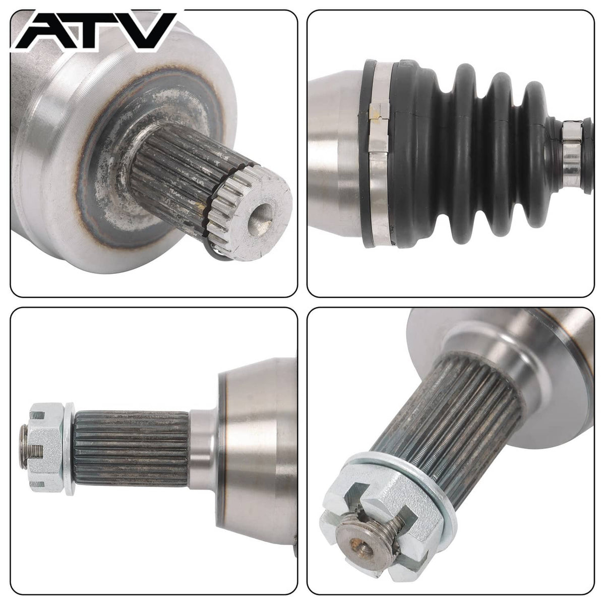 Solidspare CV Axle Shaft Front Left Right 1332606 1332856 For Polaris Ranger XP 800 2010-12