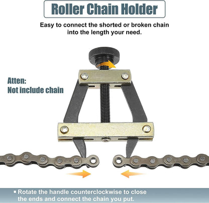 Solidspare 25-60 Chain Detacher Breaker Roller Chain Tools Kit for Motorcycle Go-Kart ATV