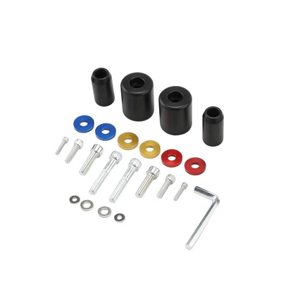 Solidspare Front+Rear Crash Bar Flat-Out Bar For Harley Street Glide Road Glide King 14-25