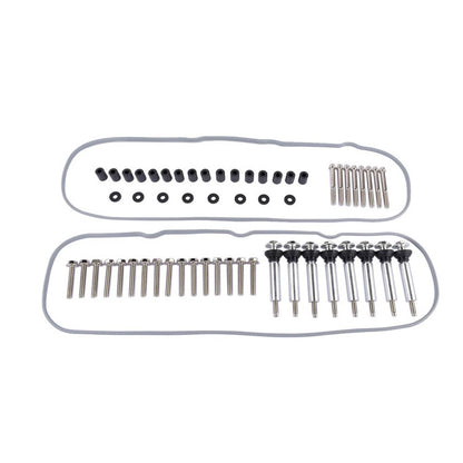 Solidspare Aluminum Valve Covers with Coil Mounts & Covers For Chevy LS LS1 LS2 LS3 LS6 LS7