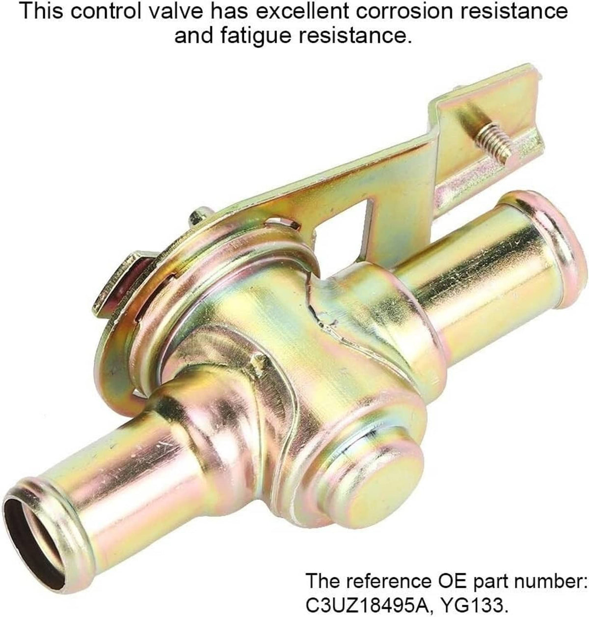 Solid Spare Heater Control Valve C3UZ18495A for 64-72 Ford F-250 F-100 68-71 E-300 Econoline