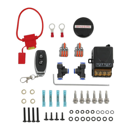Solidspare Air Suspension Compressor Air Lift 25804 Bag Control Kit Guage Switch Amps Kit