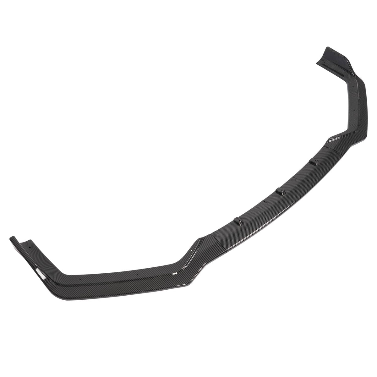 Solid Spare For Infiniti Q50 Sport 2018-2023 Carbon Fiber Front Bumper Lip Spoiler Splitter