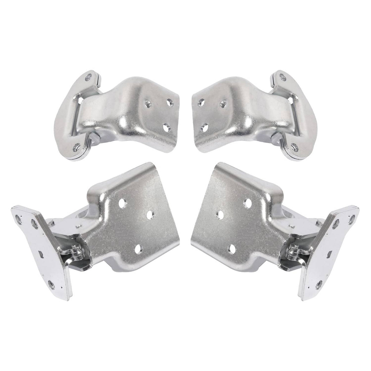 Solid Spare Door Hinges Upper&Lower For 1971-1974 Dodge Charger Coronet Plymouth GTX Silvery