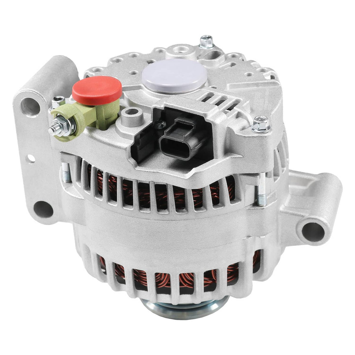 Solidspare New Alternator For 2005-2007 Ford Focus 2.0 2.3 L4 Automatic Transmission 8406N