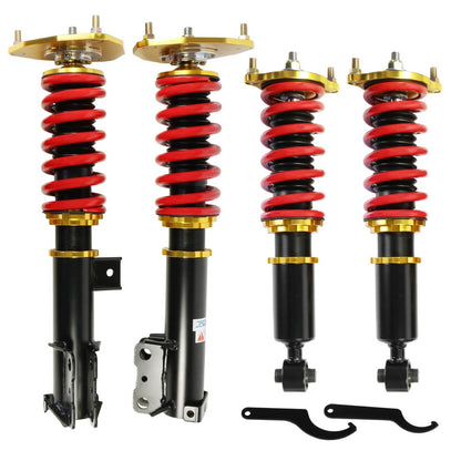 Solidspare Full Coilovers For 2000-2005 Mitsubishi Eclipse 3rd-Gen D53A / D52A Adj Height