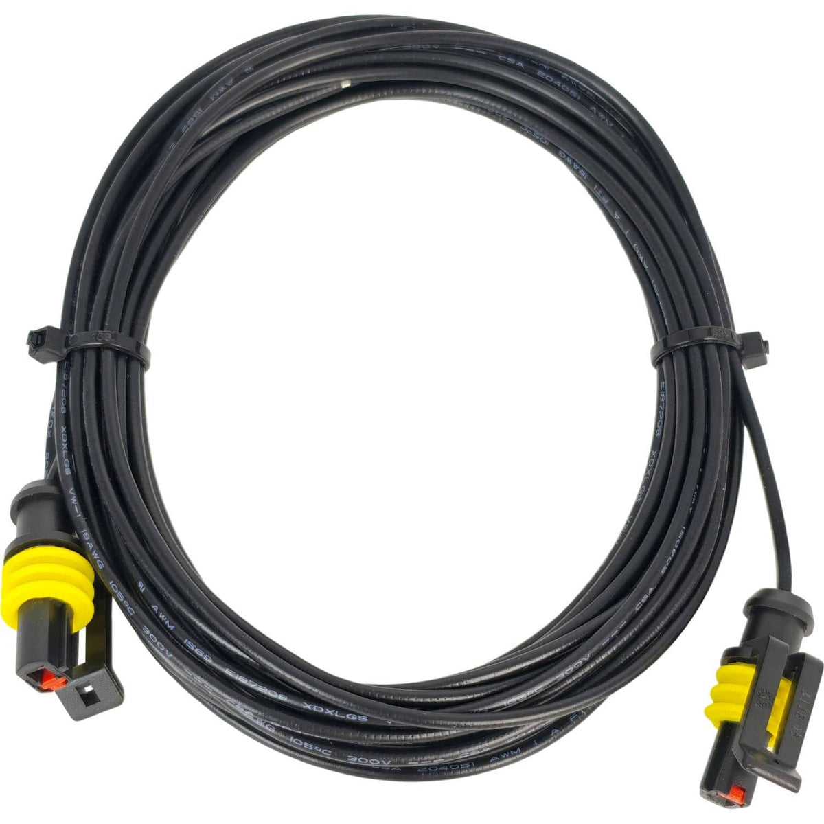 Solid Spare Halogen to LED Headlight Adapter Conversion Wiring Harness for Ford F250 F350