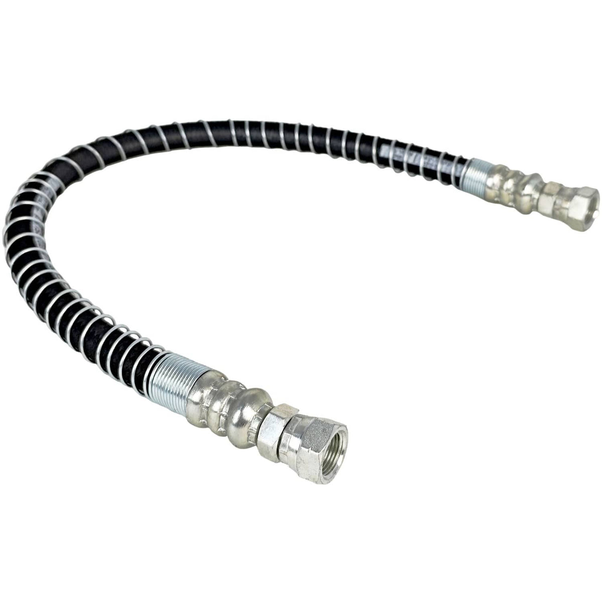 Solid Spare 24" LPG Hose Crimped Liquid Propane Universal Assembly with Spiral Guard Tank