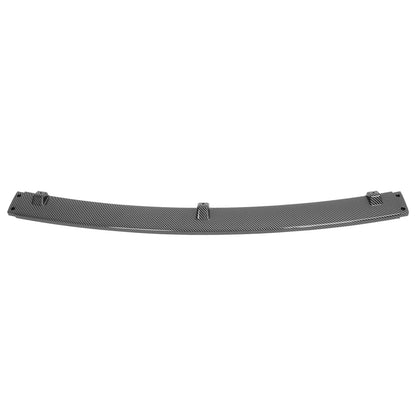 Solid Spare Carbon Fiber Color Front Bumper Lip Splitter For 2018-24 Infiniti Q50 Luxe Base