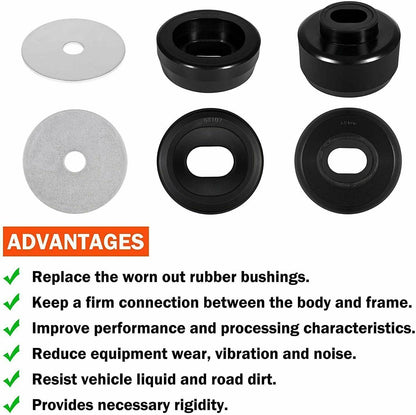 Solidspare 7-141 Body Cab Mount Bushing Kit For 99-14 Chevy Silverado GMC Sierra 1500/2500