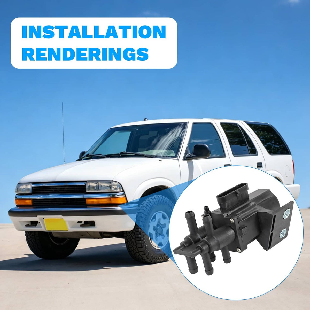 Solidspare Fuel Gas Dual Tank Selector Valve 6 Port For Ford Chevy GMC Pickup U7001 Dodge