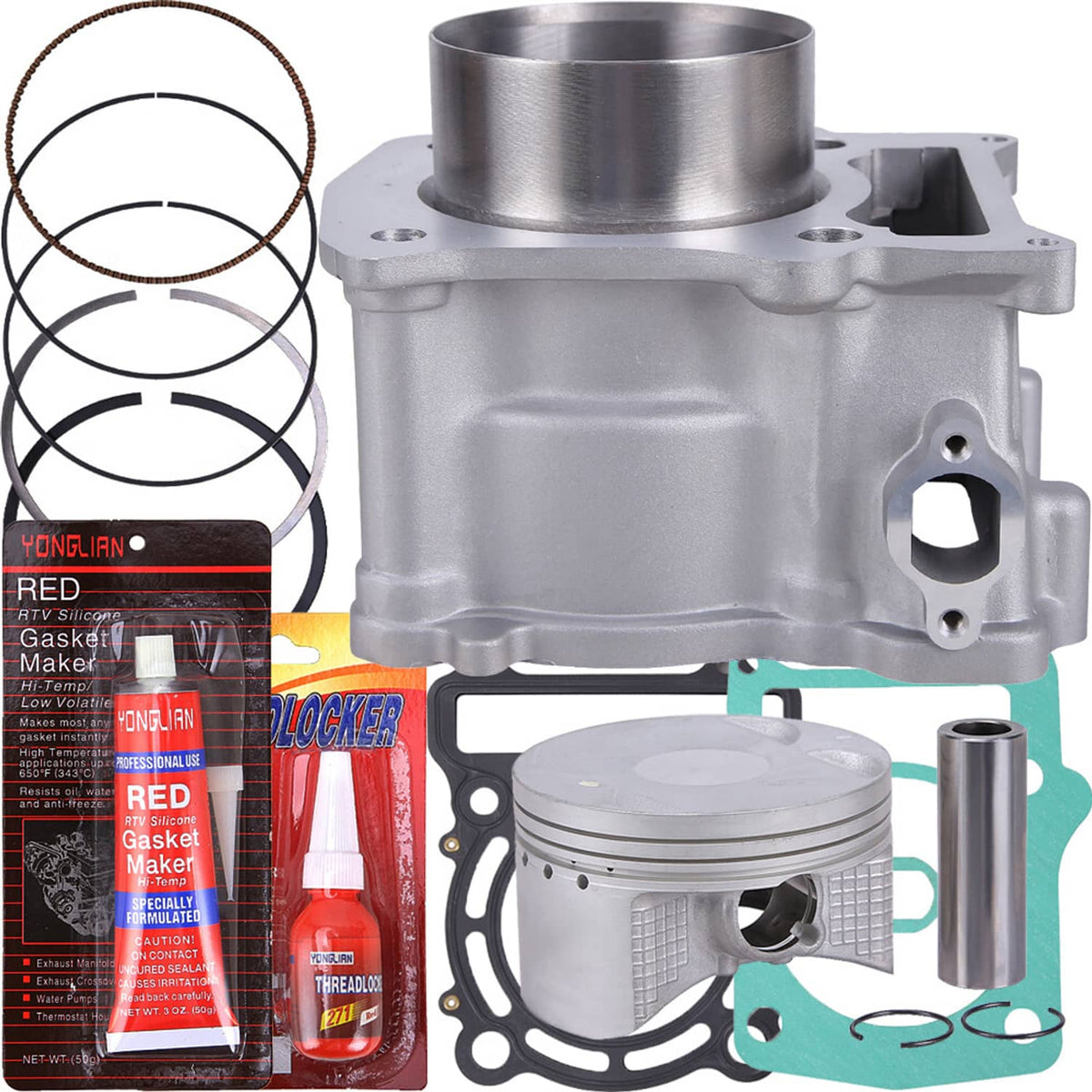 Solidspare HISUN 500 HS YS UTV ATV TOP End Kit Cylinder PISTON Rings GASKETS 13101-004-0000