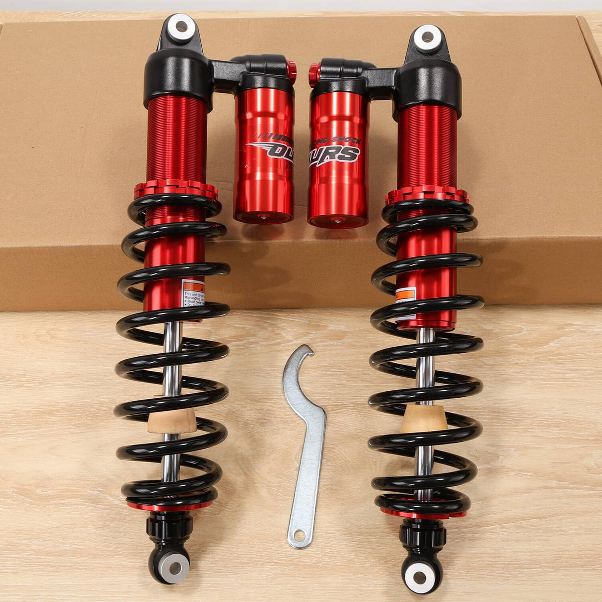 Solidspare 2PACK 460mm 18" Front Shocks For Polaris Ranger 570 900 1000/Crew Adjustable