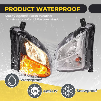 Solid Spare For Chevy Equinox 2018-2021 Bumper Fog Light Turn Signal Lamp w/Wiring Bulbs Set