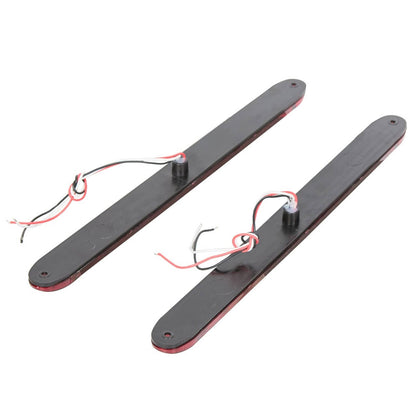 Solidspare 4X 16" 11 LED Red Truck Trailer Light Bar Stop Turn Tail Brake Light Strip Kit