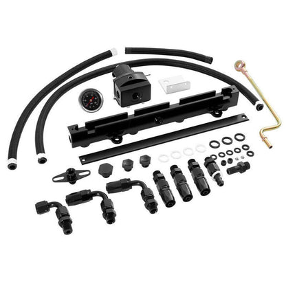 Solidspare K20 K24 Tucked Fuel Line System Kit for K-Series K-Swaps DC2 EG EK Civic Integra