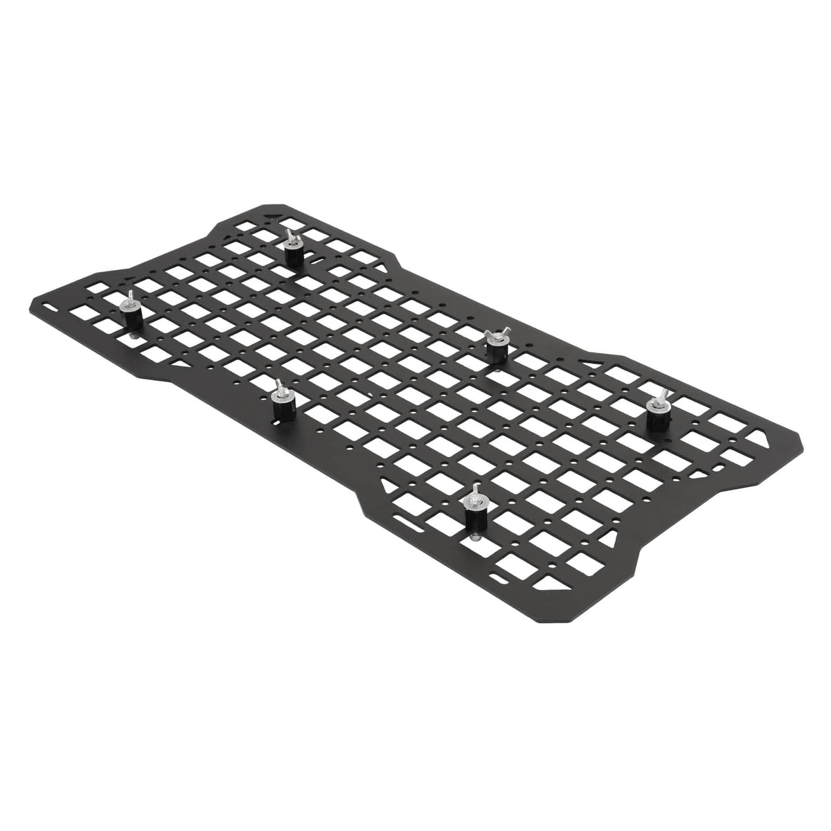 Solid Spare For Jeep Wrangler JK 07-22 Aluminium Tailgate Tactical Molle Panel W/Storage Bag
