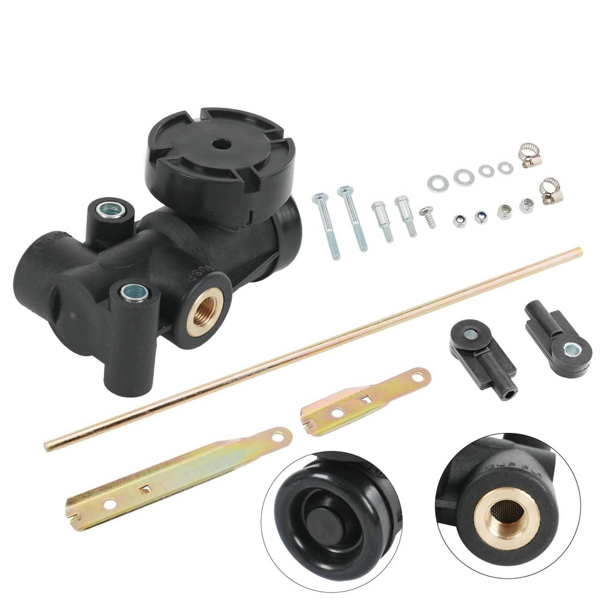Solidspare 1/4" Cabin Air Height Leveling Control Valve Kit F245563 For Hadley H00600P Mack