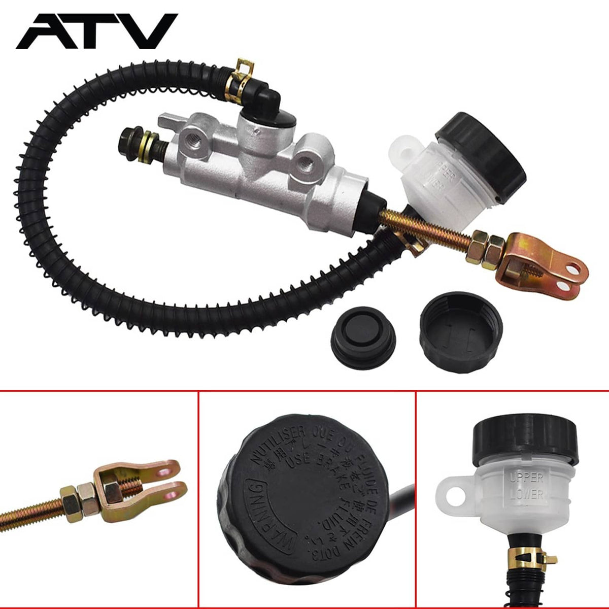 Solidspare 1999-08 Brake Master Cylinder Pump 43510-HN1-006 For Honda Sportrax 400 TRX400EX