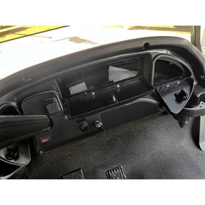 Solidspare Golf Cart Dash Carbon Fiber Look Locking Door For Club Car Precedent 2008.5-Up