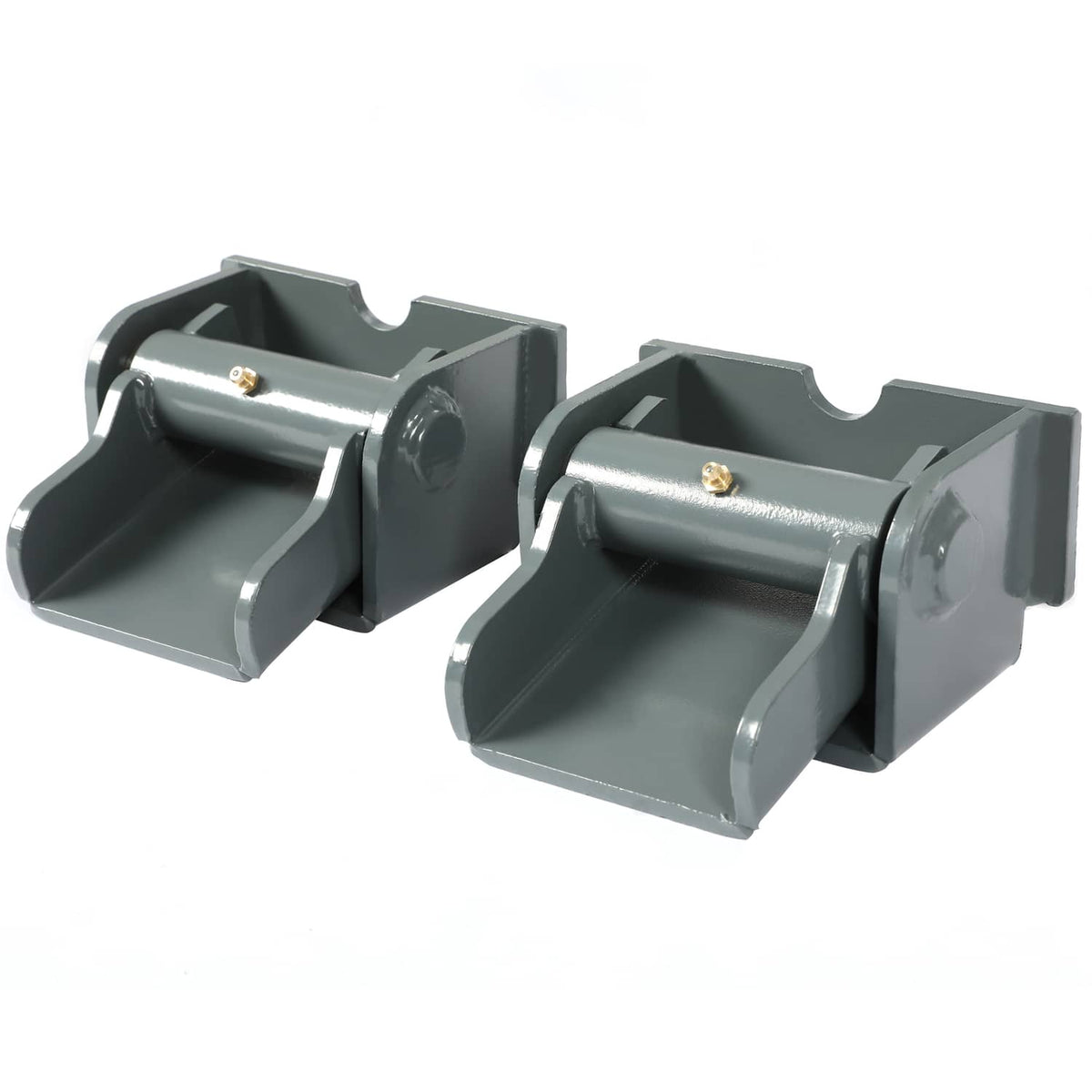 Solidspare 2pcs Dump Truck Trailer Hinges Body Heavy Duty Steel Weld on Powder Coated