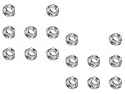 (16) Wheel Flange Nuts 3/8"-24 for Polaris 2016-2019 2021 Ranger Crew 570-4 ATV